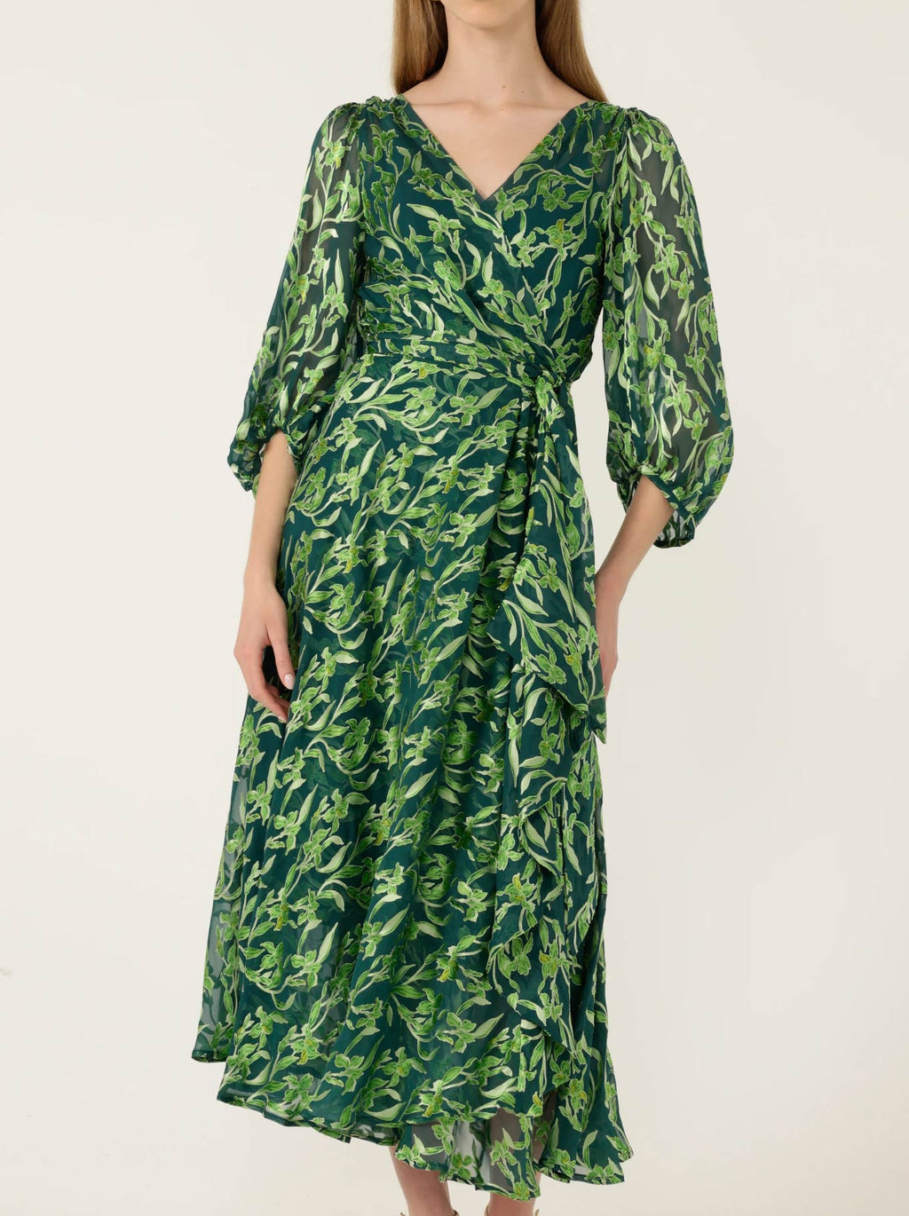 SACHA DRAKE ORCHID WRAP DRESS – ENNI