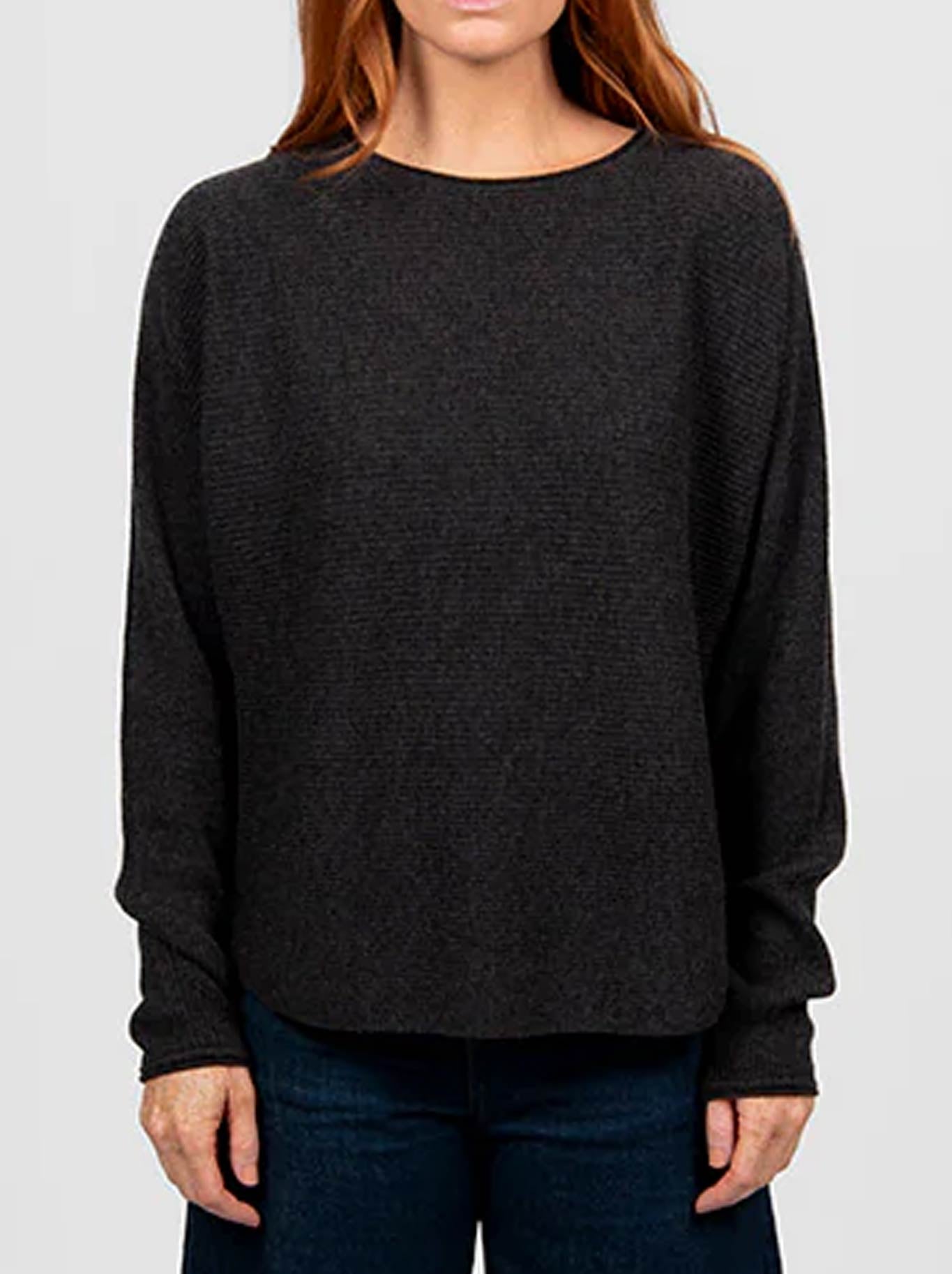 BRIDGE & LORD DOLMAN RIB PULLOVER