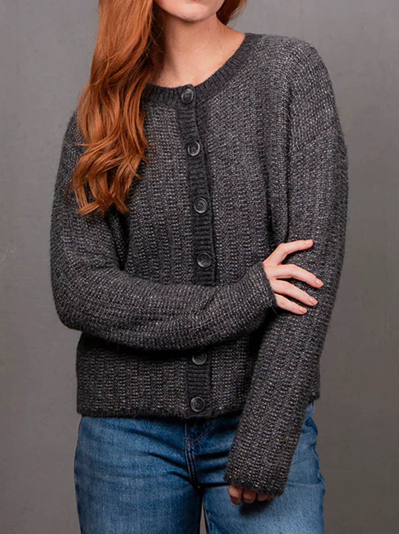 BRIDGE & LORD LINKS STRIPE CARDI