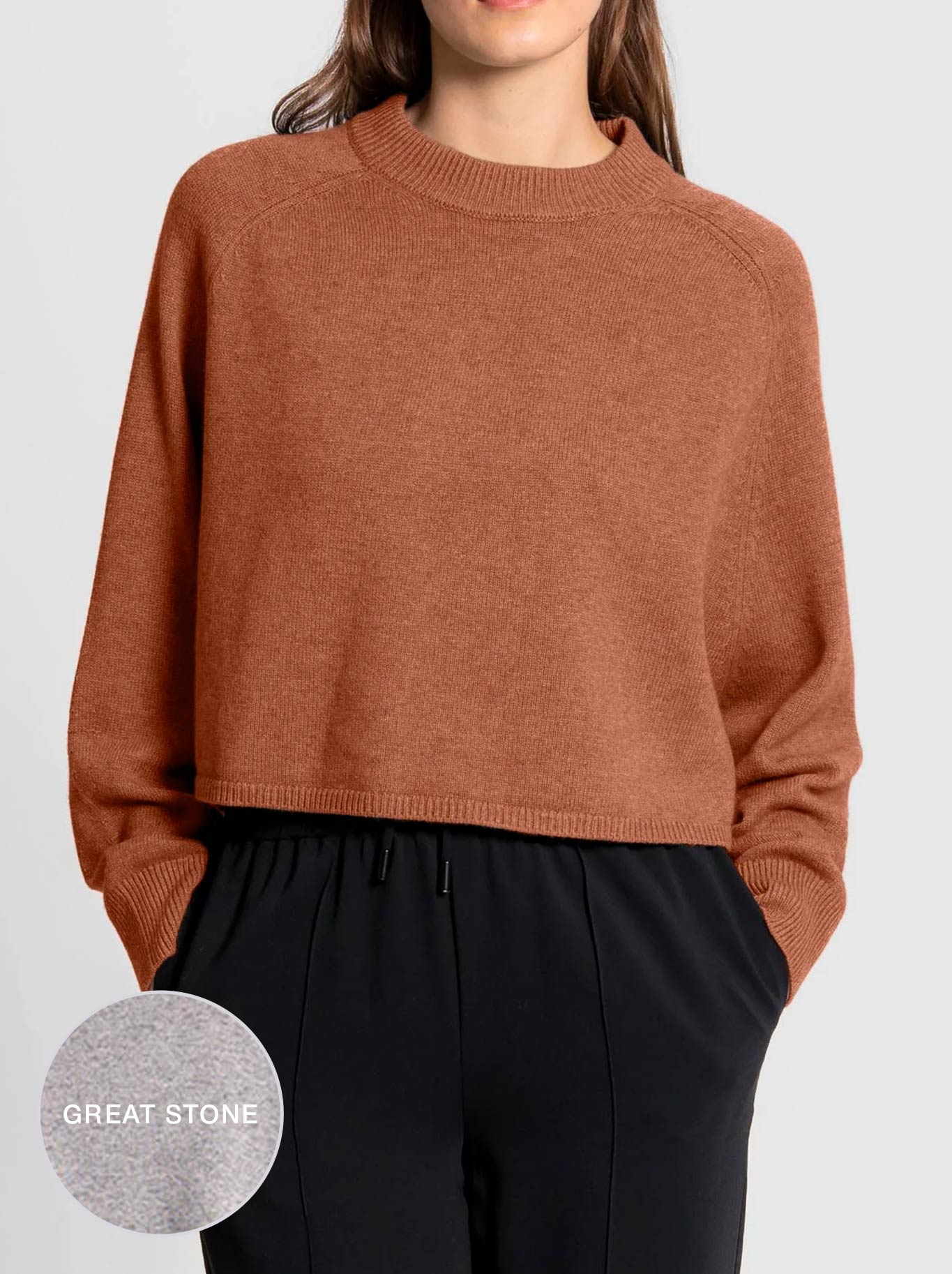 FIELDS BATWING SADDLE SHOULDER PULLOVER