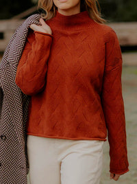 FIELDS CHEVRON CABLE PULLOVER