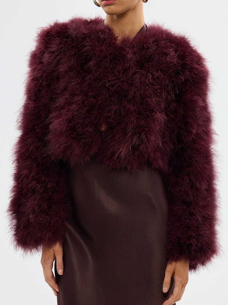 BÜBISH MANHATTAN FEATHER CROP JACKET