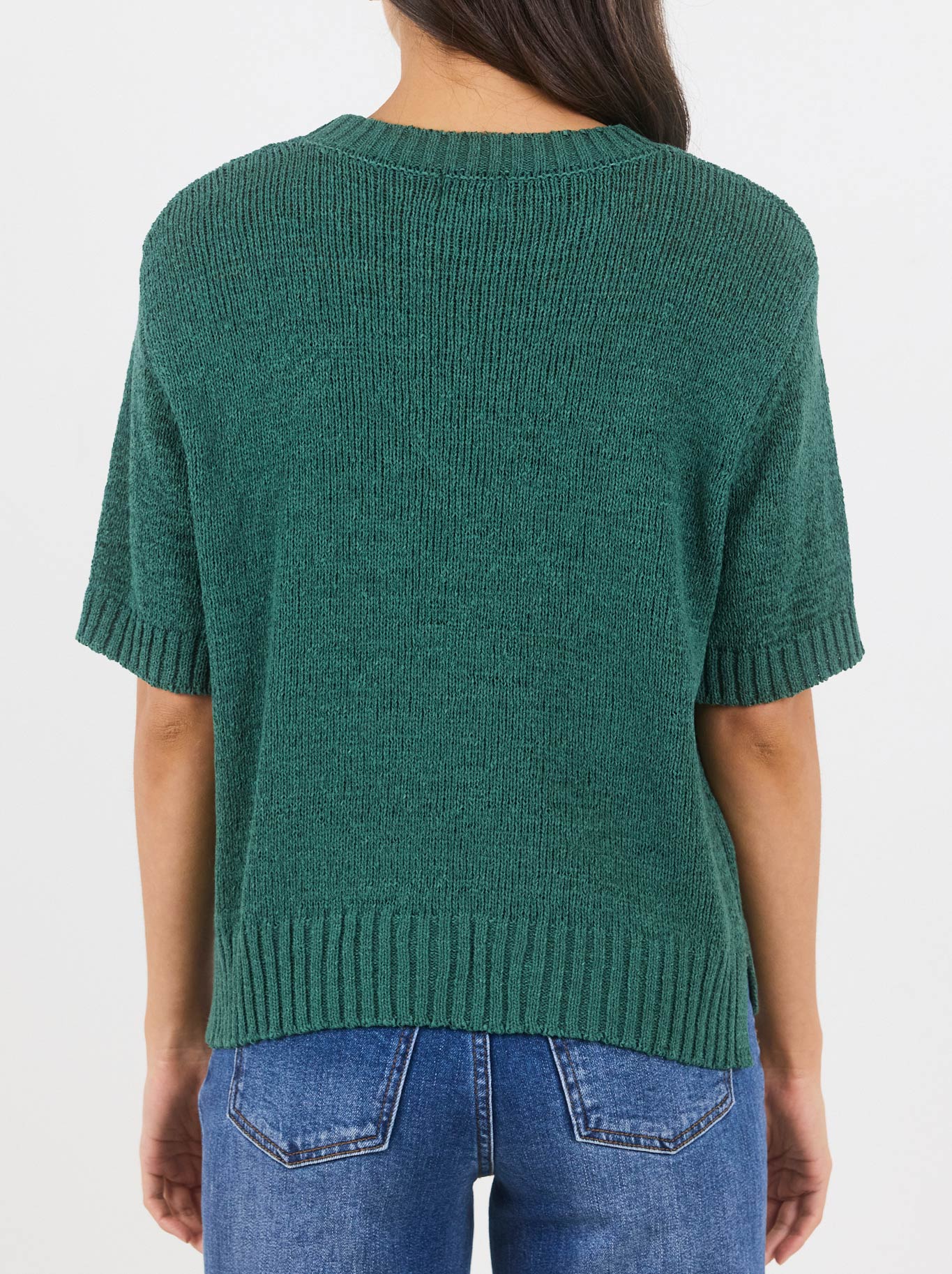 BY ROSA LOVEABLE TAPE YARN KNIT TEE