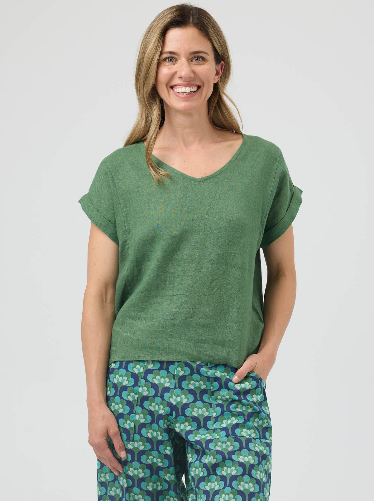 CAKE TALIA LINEN TOP