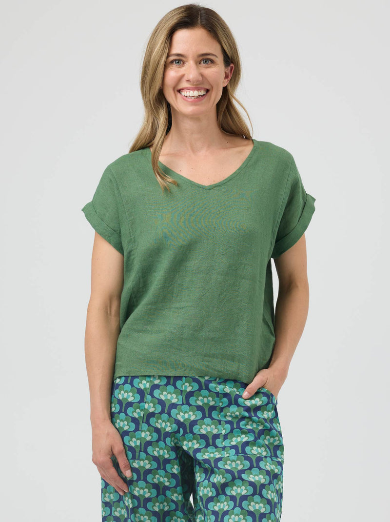 CAKE TALIA LINEN TOP