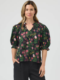 CAKE TIE NECK BLOUSE