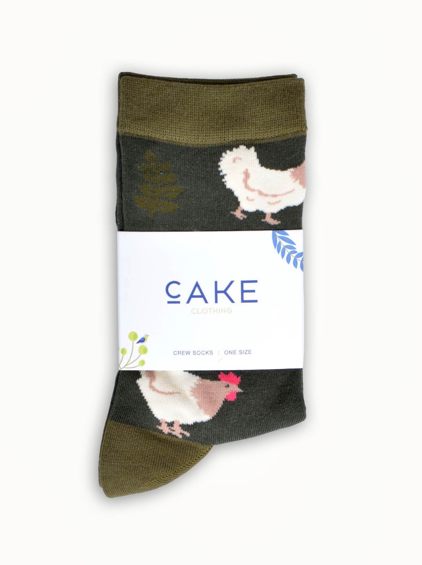 CAKE PRINTED CREW SOCKS