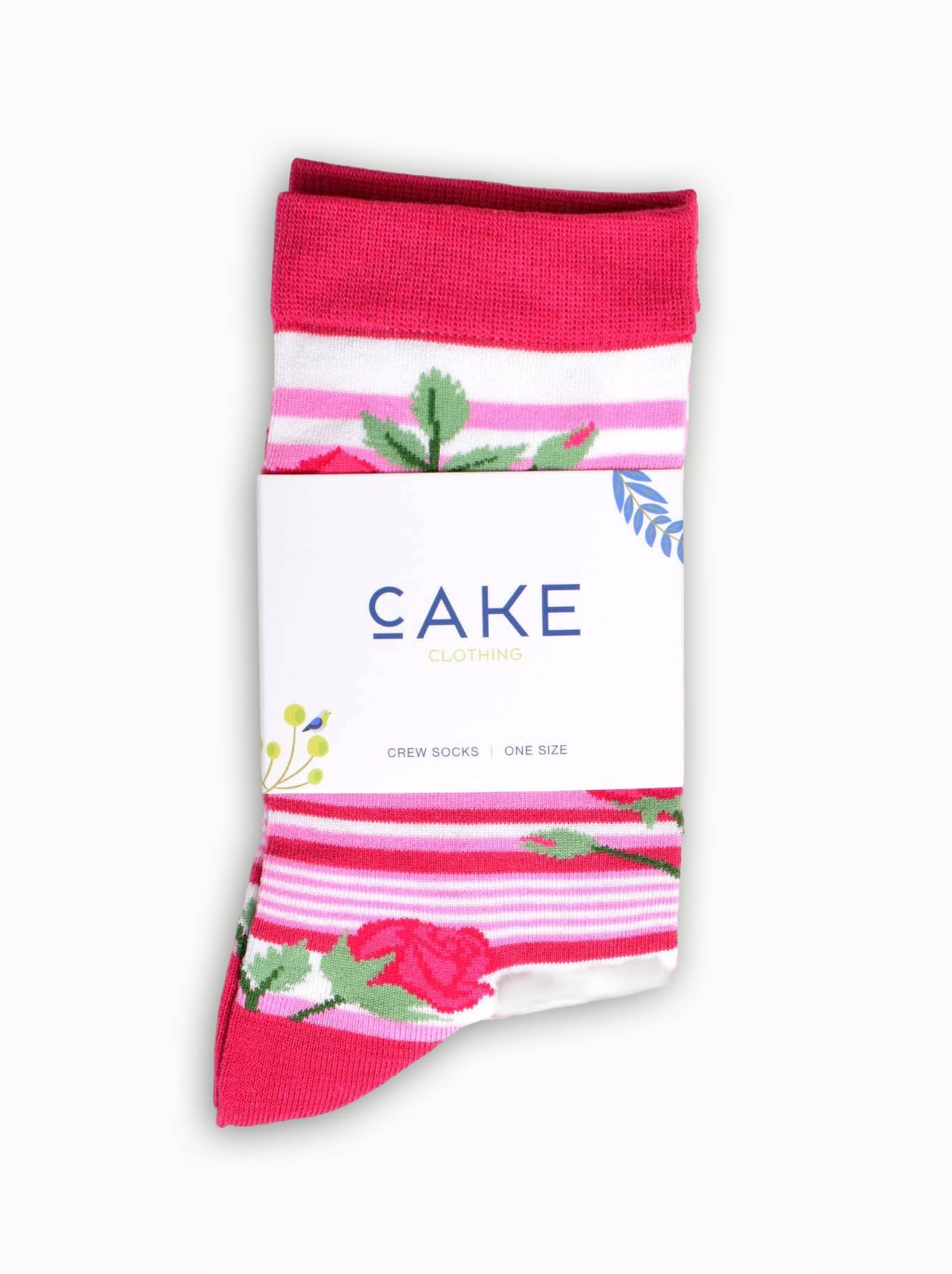 CAKE PRINTED CREW SOCKS