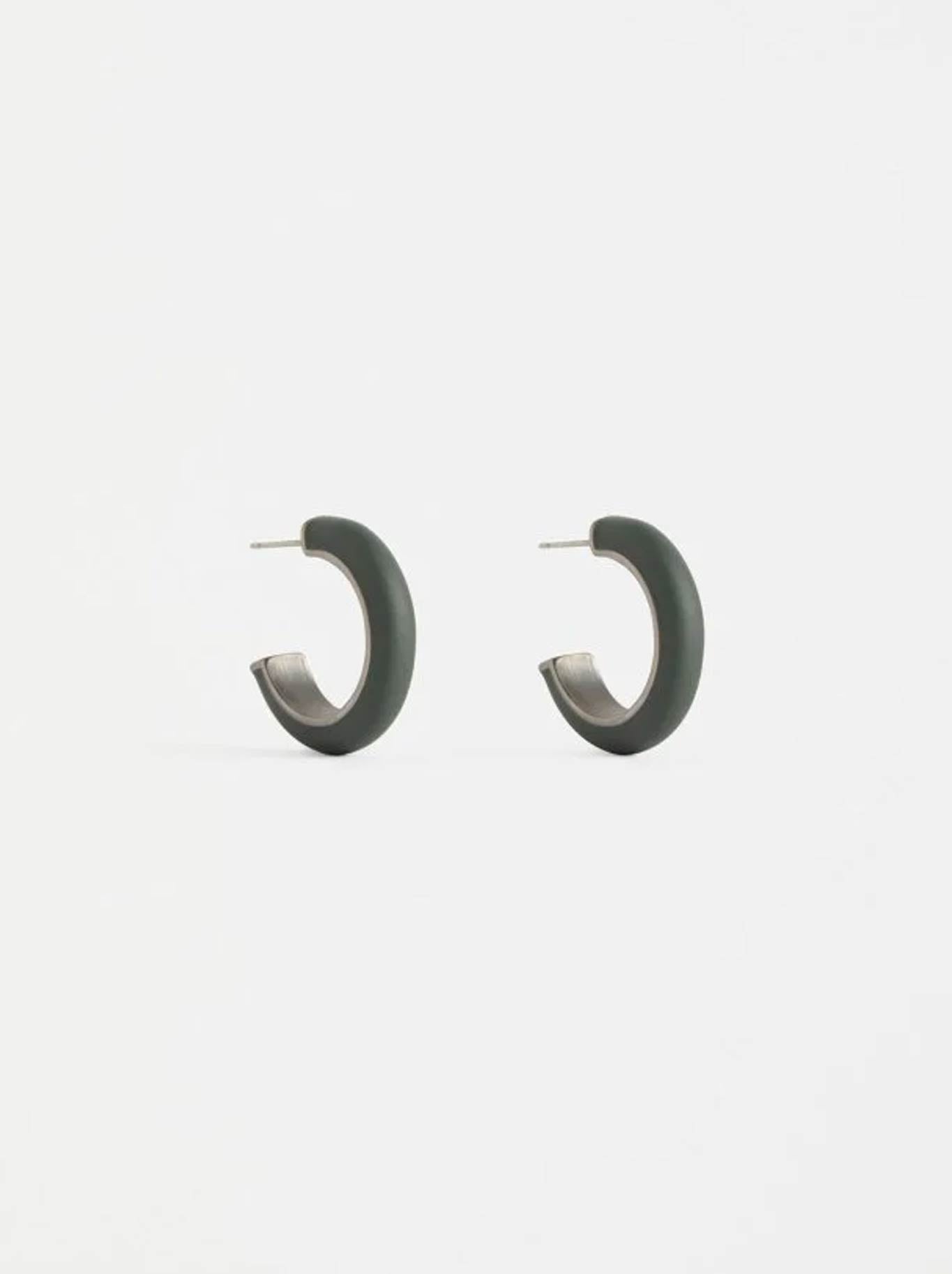 ELK EMAL MINI HOOP EARRING