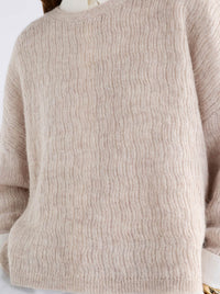 ELK AGNA PATTERN SWEATER