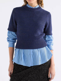 ELK LUFT LUREX KNIT TOP