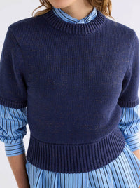 ELK LUFT LUREX KNIT TOP