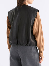 ELK STRIIND LEATHER VEST