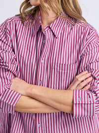 ELM LILA STRIPE SHIRT
