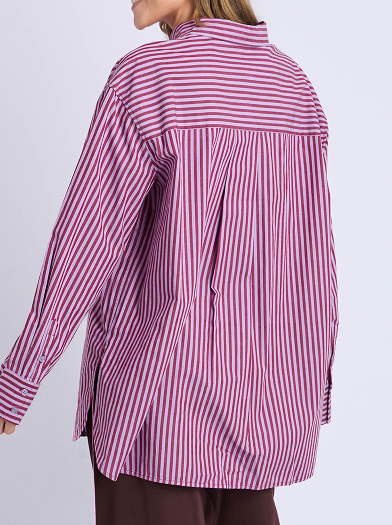 ELM LILA STRIPE SHIRT