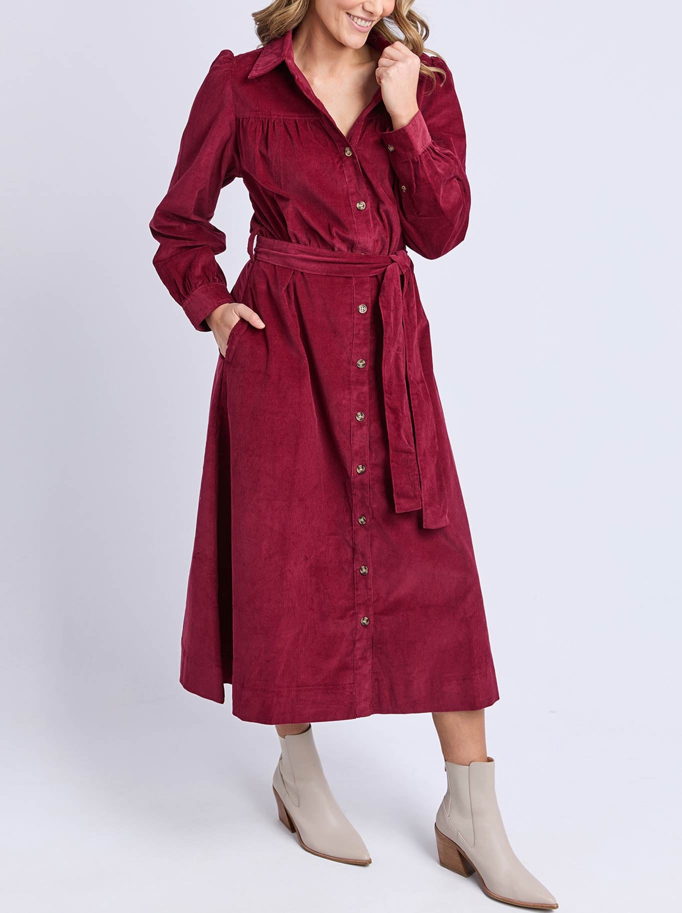 ELM SERENA CORD DRESS