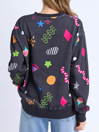 ELM DEB MCNAUGHTON LICORICE GALAXY CREW
