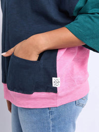ELM MAZIE COLOUR BLOCK SWEAT