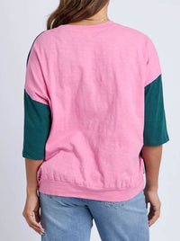 ELM MAZIE COLOUR BLOCK SWEAT