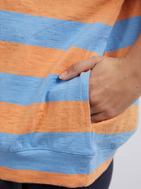 ELM MAZIE BLOCK STRIPE SWEAT