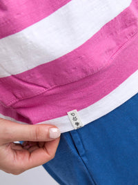 ELM MAZIE BLOCK STRIPE SWEAT