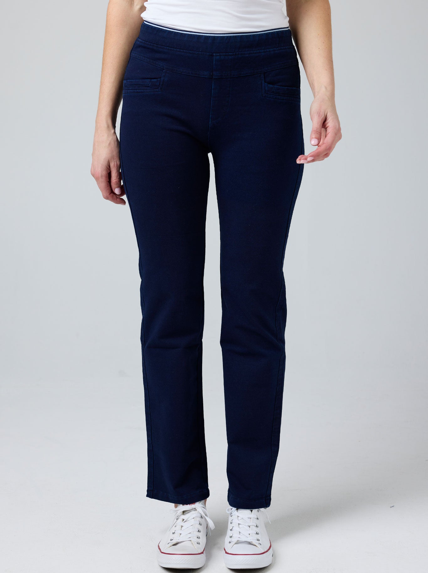 GABRIELLA FRATTINI LUSTRE PANTS STRAIGHT LEG