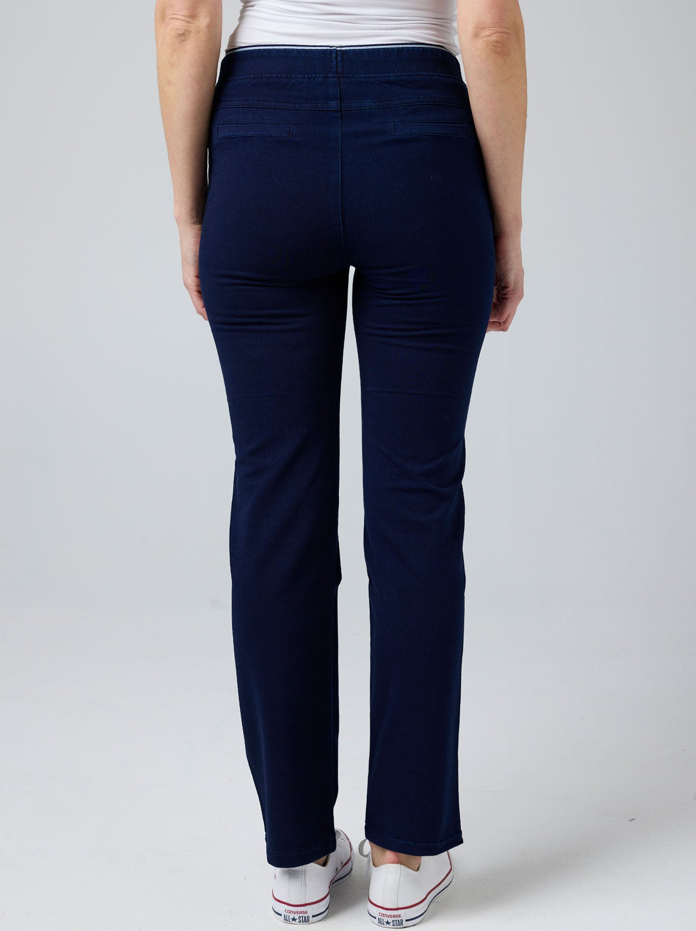 GABRIELLA FRATTINI LUSTRE PANTS STRAIGHT LEG