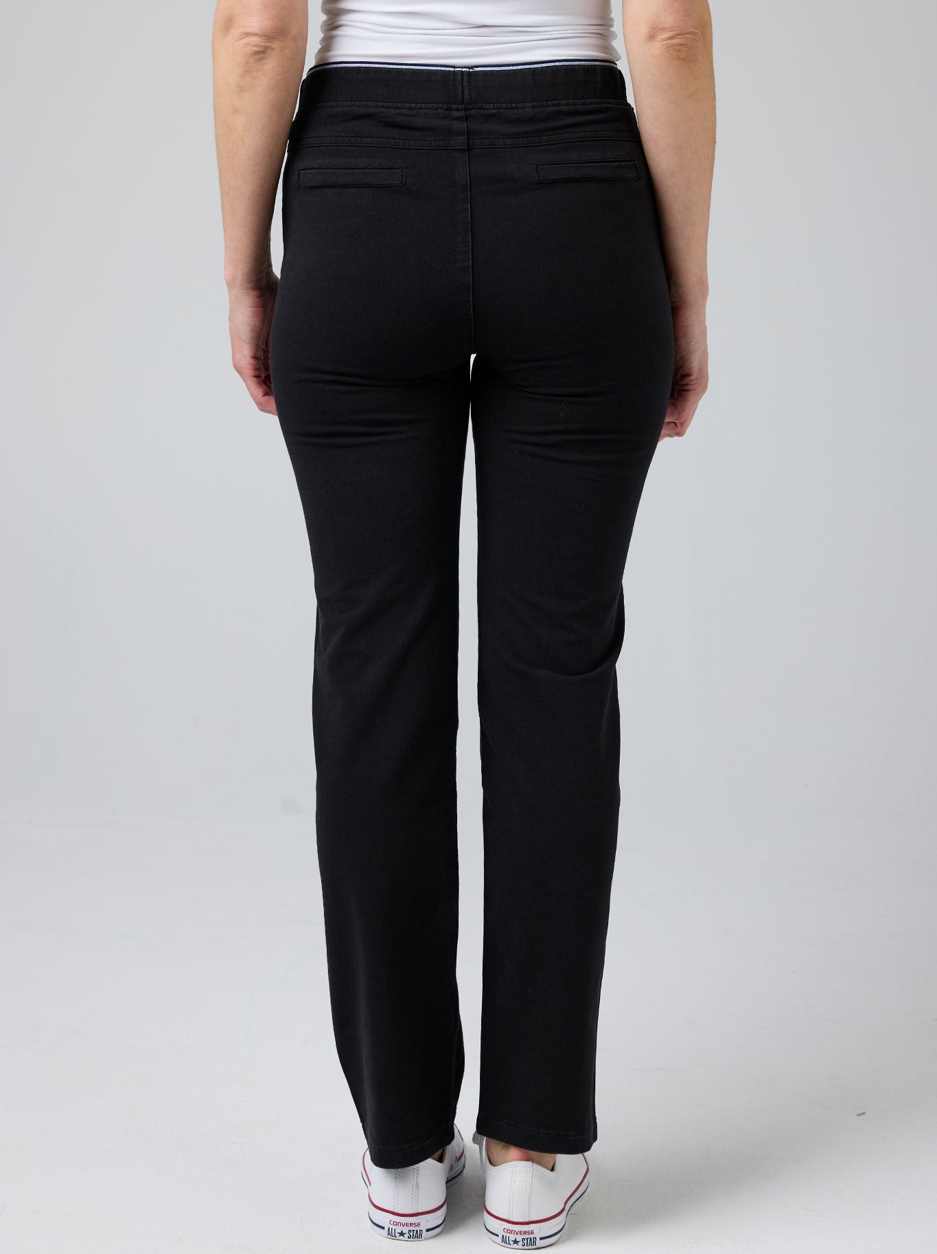 GABRIELLA FRATTINI LUSTRE PANTS STRAIGHT LEG