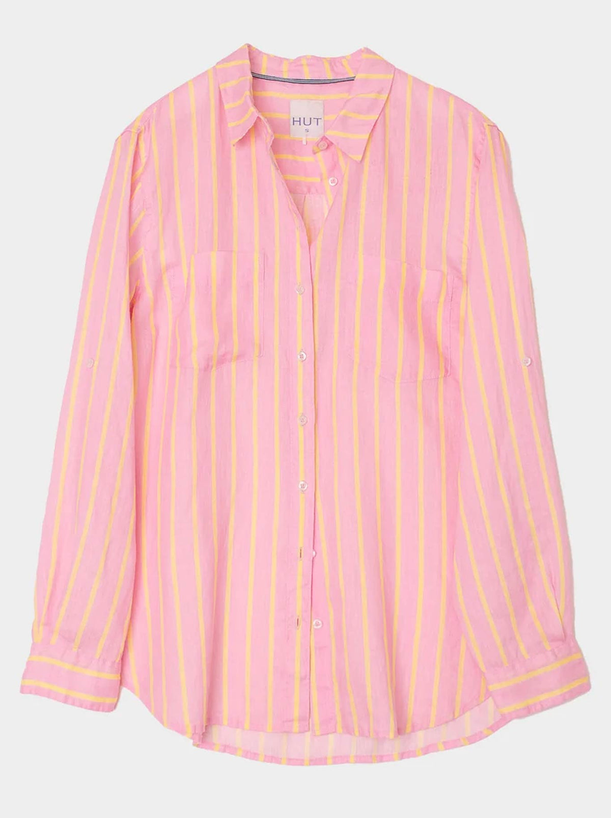 HUT STRIPE BOYFRIEND SHIRT