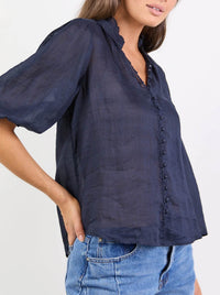 IVY & JACK CONTINUANCE RAMIE HIGH NECK TOP