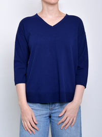 JAMES MELBOURNE VEE NECK 3/4 SLEEVE KNIT