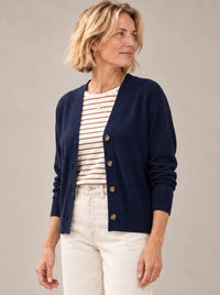 JAMES MELBOURNE V BUTTON CARDI