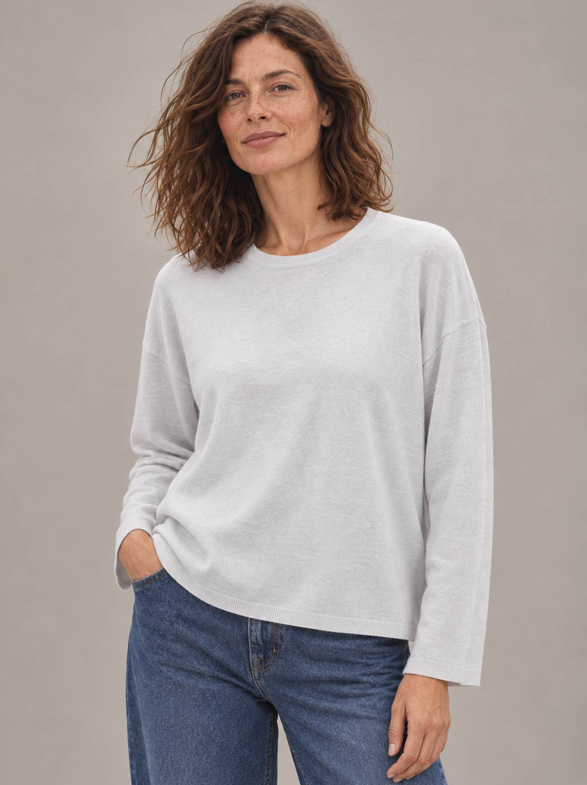 JAMES MELBOURNE BOXY RELAXED PULLOVER