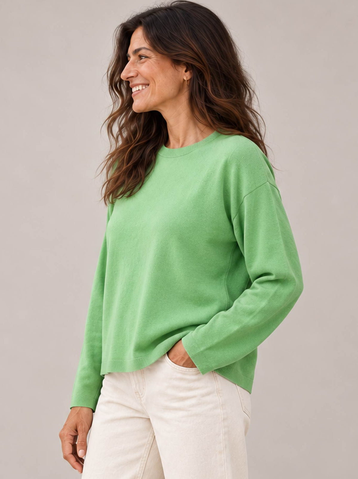 JAMES MELBOURNE BOXY RELAXED PULLOVER