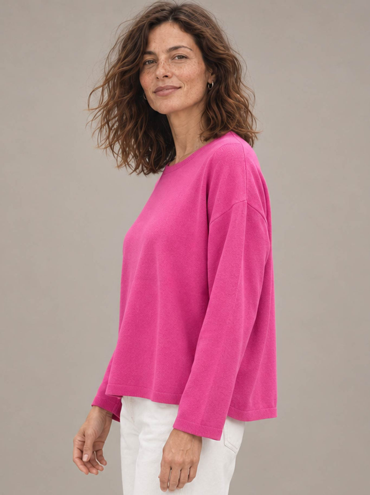 JAMES MELBOURNE BOXY RELAXED PULLOVER