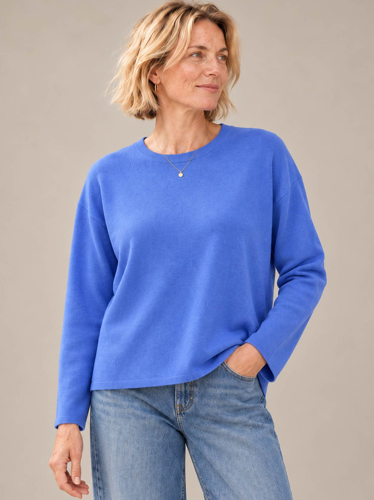JAMES MELBOURNE BOXY RELAXED PULLOVER