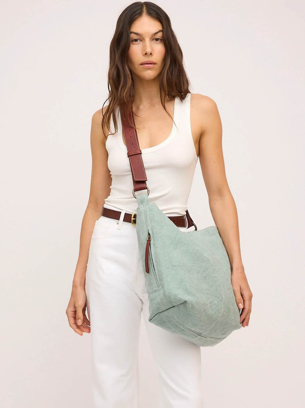 JUJU & CO BABY JUTE SLOUCHY BAG
