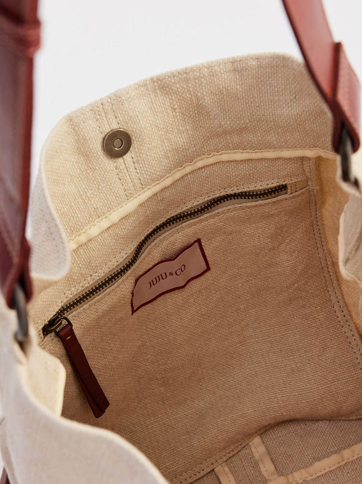 JUJU & CO BABY JUTE SLOUCHY BAG