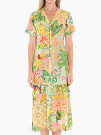 JUMP PINA COLADA TIERED DRESS
