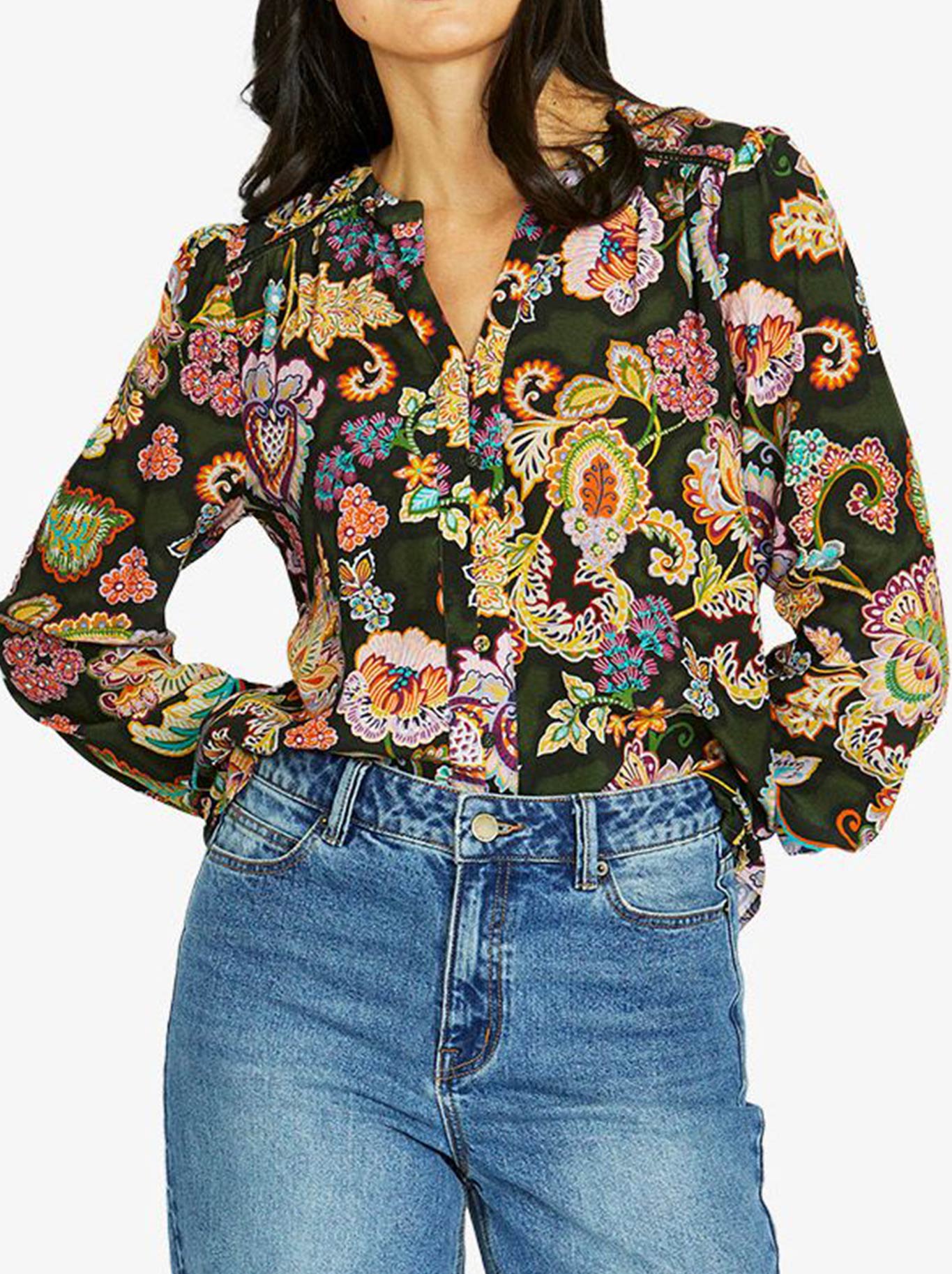 JUMP WILD CHINTZ TOP