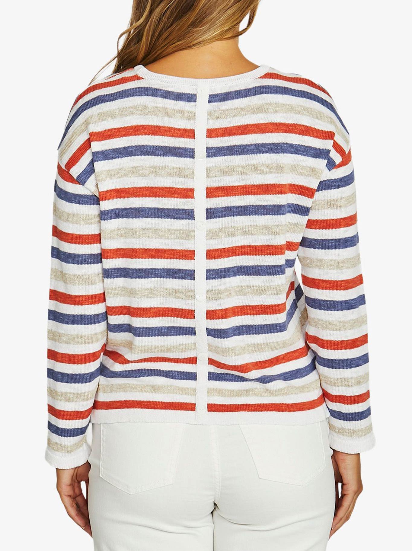 JUMP MULTI STRIPE PULLOVER