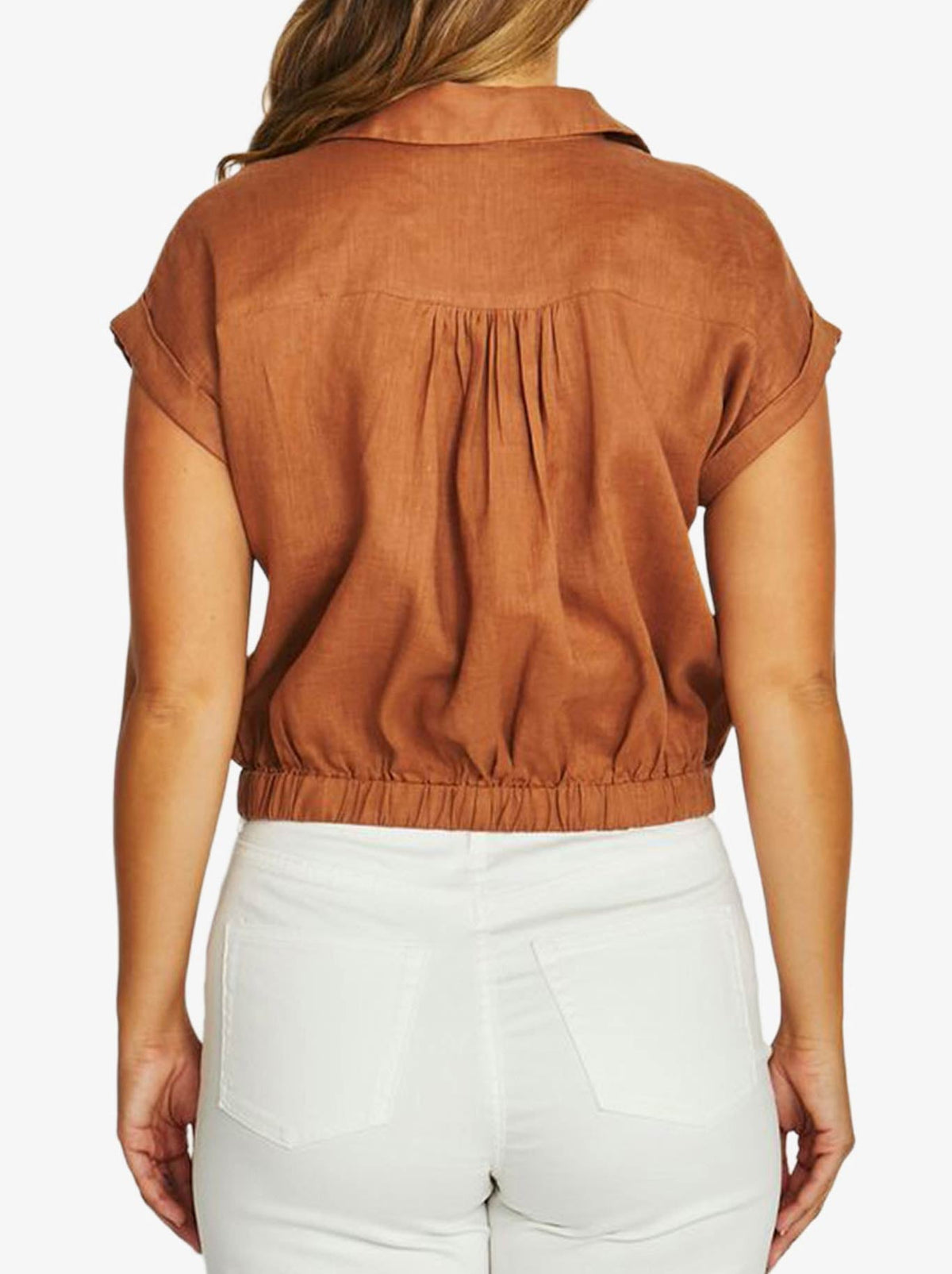 JUMP TIE FRONT SHIRT