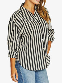 JUMP RIBBON STRIPE LONG SLEEVE SHIRT