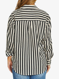 JUMP RIBBON STRIPE LONG SLEEVE SHIRT