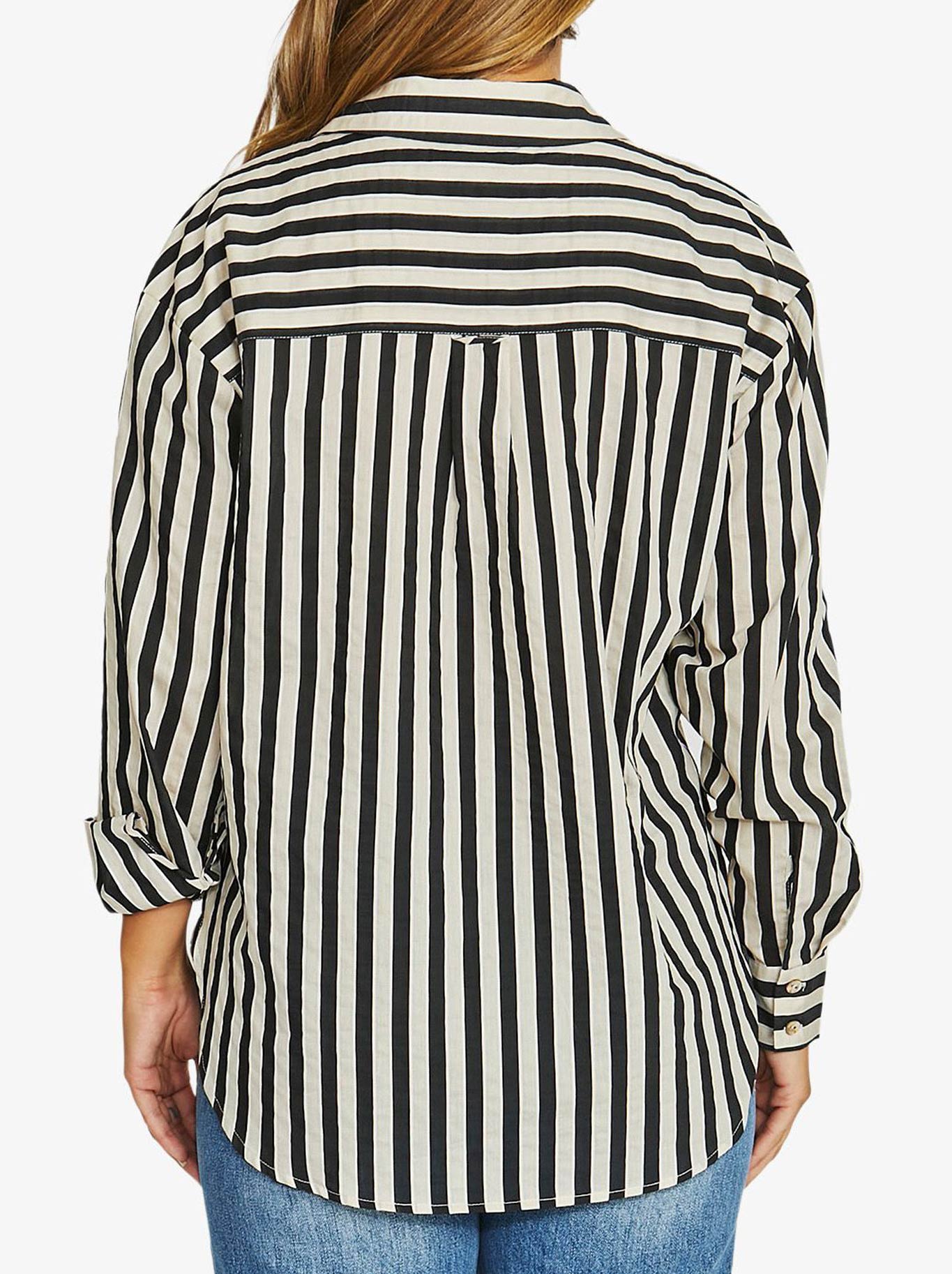 JUMP RIBBON STRIPE LONG SLEEVE SHIRT