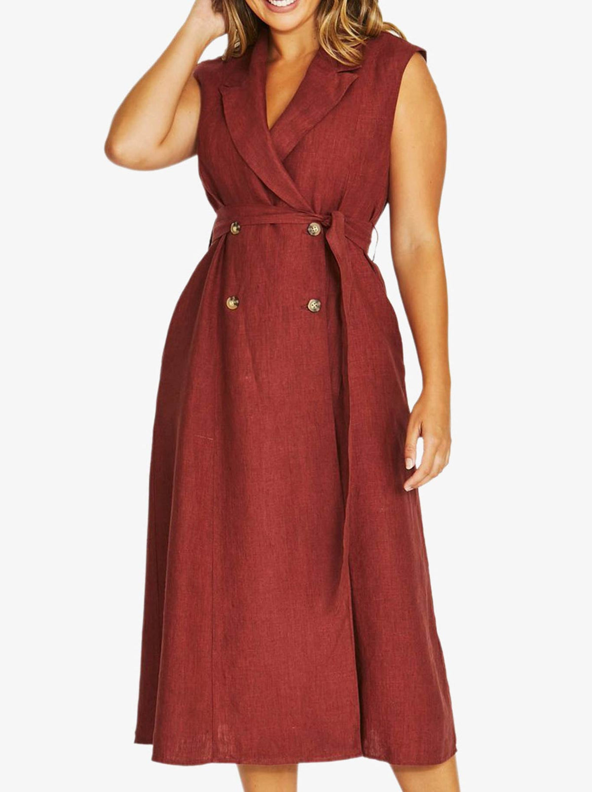 JUMP DOUBLE BREASTED DRESS