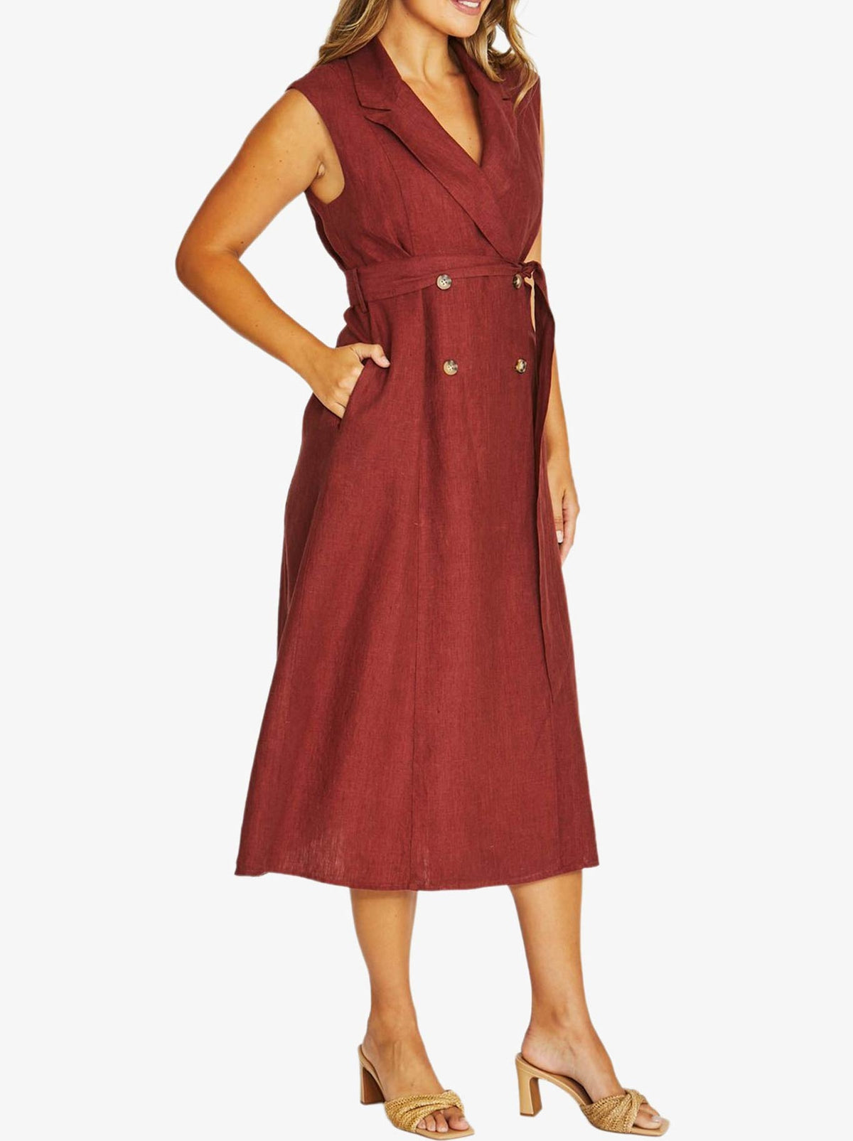 JUMP DOUBLE BREASTED DRESS
