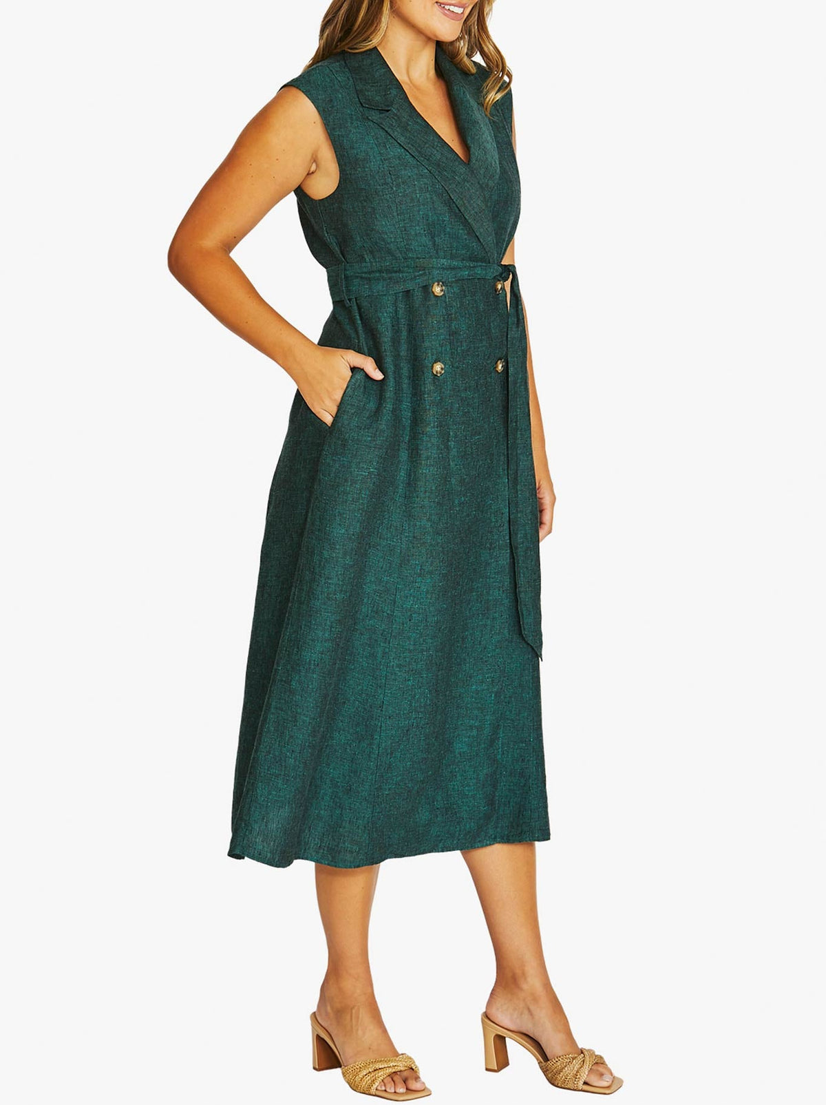 JUMP DOUBLE BREASTED DRESS