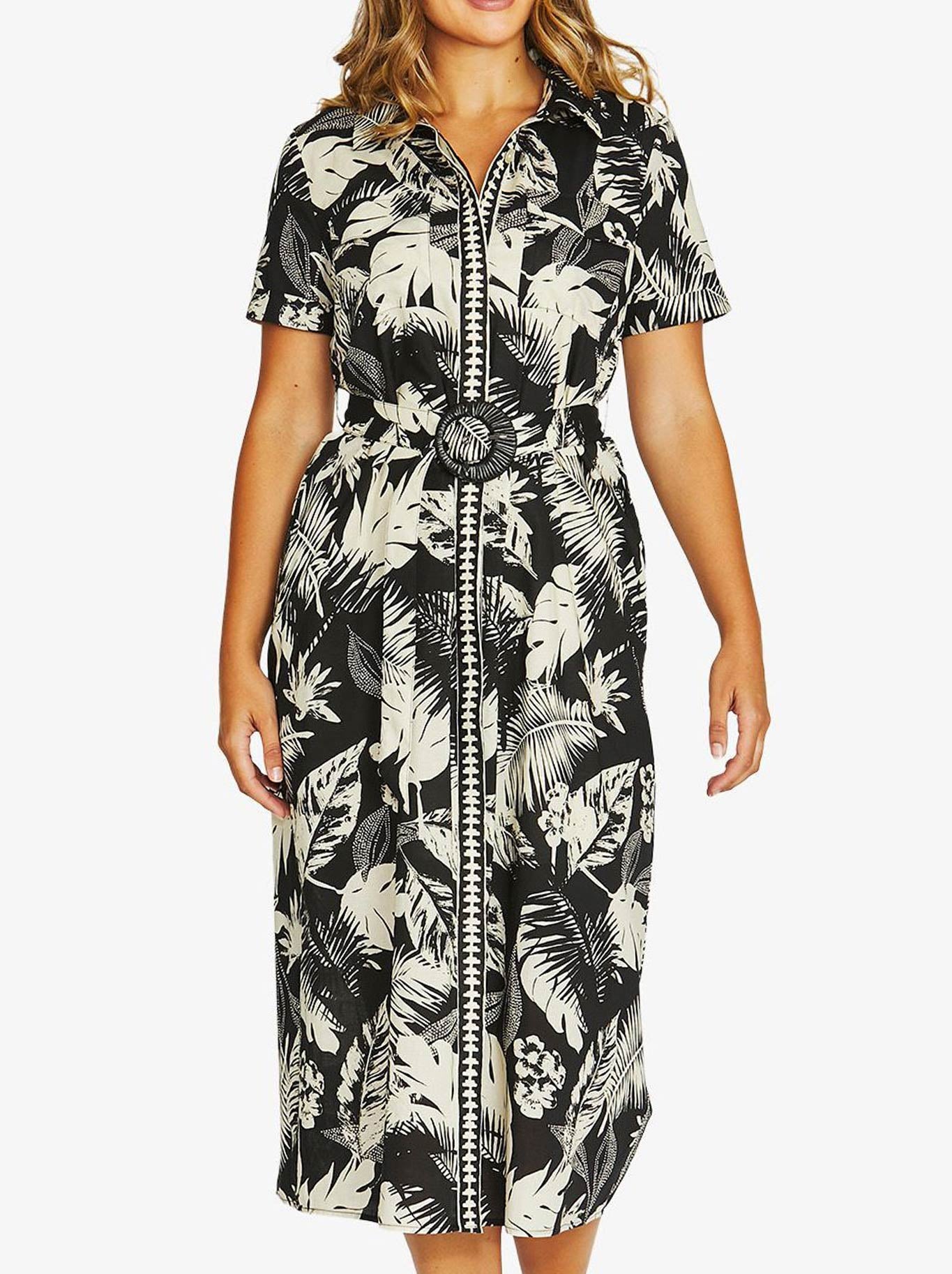 JUMP PALM ISLAND SHIRT DRESS
