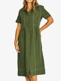 JUMP SEAM DETAIL SHIRT DRESS